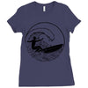 surf vibes Ladies Fitted T-Shirt