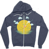 partly cloudy Zipper Hoodie