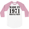 made in 1971 original parst 3/4 Sleeve Shirt