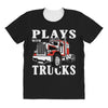 plays with trucks family matching All Over Women's T-shirt