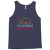 neon sign california republic flag bear Tank Top