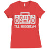 no sleep boombox Ladies Fitted T-Shirt