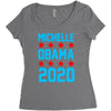 michelle obama 2020 Women's Triblend Scoop T-shirt