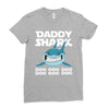 Daddy Shark Doo Doo Doo Ladies Fitted T-Shirt