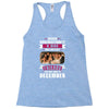 Never Underestimate A Man Who Watches Friends And Was Born in December Racerback Tank