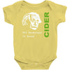 albert einstein theory of 7% proof geeky science cider scrumpy drinkin Baby Onesie