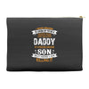 Super Cool Daddy Of A Freaking Awesome Son Accessory Pouches