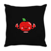 bad apple Throw Pillow
