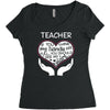 heart of a teacher. if you think my hands are full, you should see my Women's Triblend Scoop T-shirt