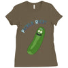 pickle rick Ladies Fitted T-Shirt