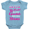 Savta Was Created Because Need Real Heroes Baby Onesie