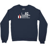 case ih farm center line Crewneck Sweatshirt