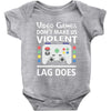 i love video games. Baby Bodysuit