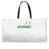 long distance relationship Weekender Totes