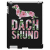 dachshund floral iPad 3 and 4 Case