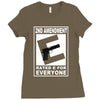 second amendment rated e for everyone Ladies Fitted T-Shirt