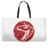 Red Dinosaur Weekender Totes