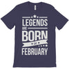 legends are born in february T-Shirt