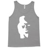 sax player lady face optical illusion Tank Top