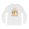 what happens in camper stays in camper vintage style camp funny Long Sleeve Shirts