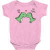 t rex problems Baby Onesie
