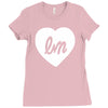 little mix logo heart Ladies Fitted T-Shirt