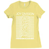joy division unknown pleasures rock band Ladies Fitted T-Shirt