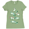angry unicorns Ladies Fitted T-Shirt