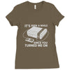 it's been a while Ladies Fitted T-Shirt