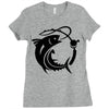 fish Ladies Fitted T-Shirt