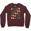 christmas pixel Crewneck Sweatshirt