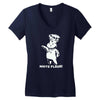 doughboy white flour Women's V-Neck T-Shirt