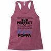 awesome poppa Racerback Tank