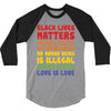 black lives matters, women's rights are human rights 3/4 Sleeve Shirt