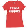 team groom mens stag Ladies Fitted T-Shirt