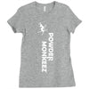 powder monkeez Ladies Fitted T-Shirt