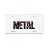 IM METAL License Plate