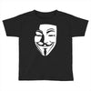v per vendetta face film horror cinema&amp;tv Toddler T-shirt
