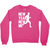 new year, new me running fitness Crewneck Sweatshirt