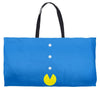 funny 80s pacman 'eating buttons' Weekender Totes