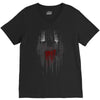 skull rust V-Neck Tee
