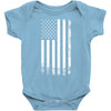 Vintage Usa Flag Baby Onesie