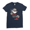 freddy krueger cartoon ideal birthday present or gift Ladies Fitted T-Shirt
