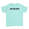 are you cry Youth Tee
