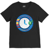 clock V-Neck Tee