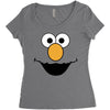 Cookie Monster Elmo Women's Triblend Scoop T-shirt
