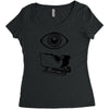 eye sleigh Women's Triblend Scoop T-shirt