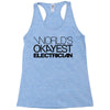 worlds okayest electrician Racerback Tank
