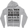 all men are created equal september Zipper Hoodie