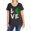 love christmas trending Ladies Curvy T-Shirt